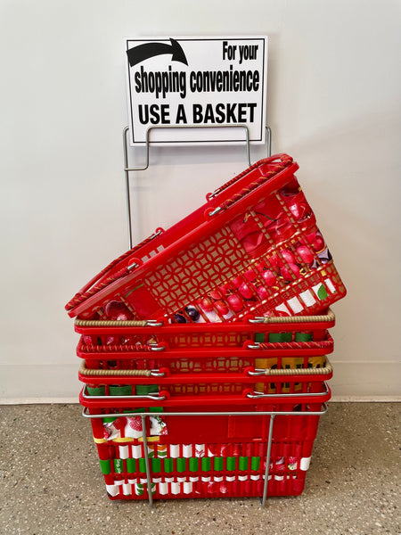 For your convenience USE A BASKET